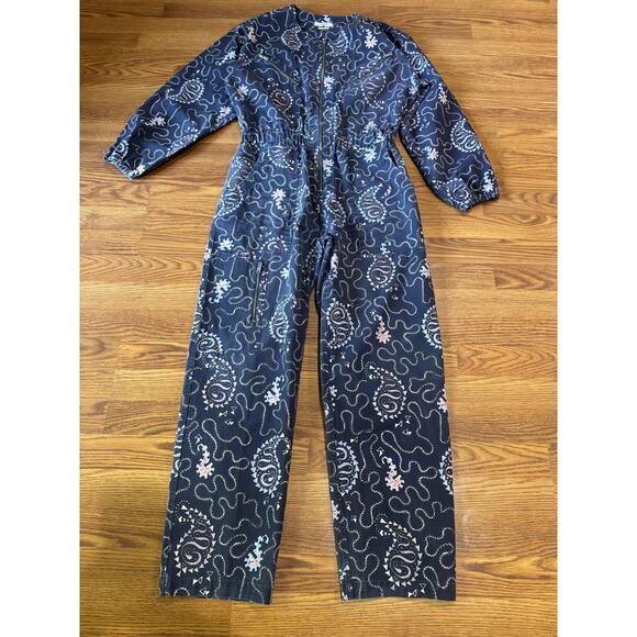 ISABEL MARANT ÉTOILE Nilaney printed cotton jumpsuit size 42 / US 10 - Picture 10 of 16